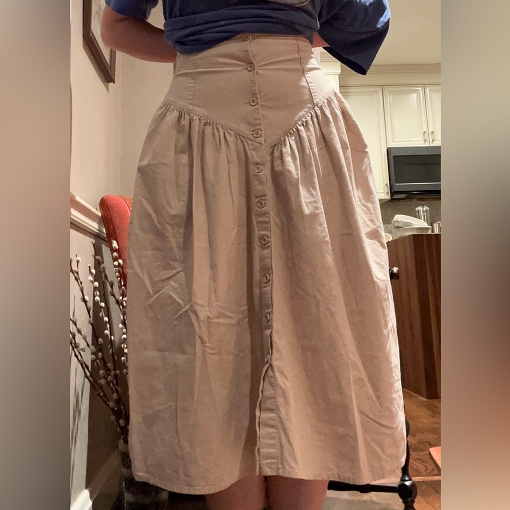 Linen Maxi Skirt
